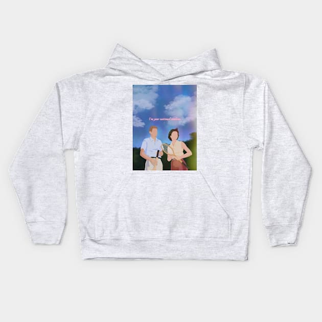 JFK & JBK national anthem Kids Hoodie by thekennedyway